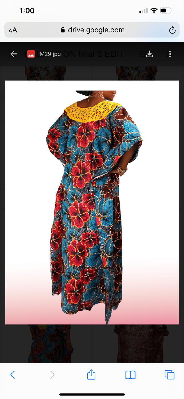 ANKARA/LACE AFRICAN BUBU