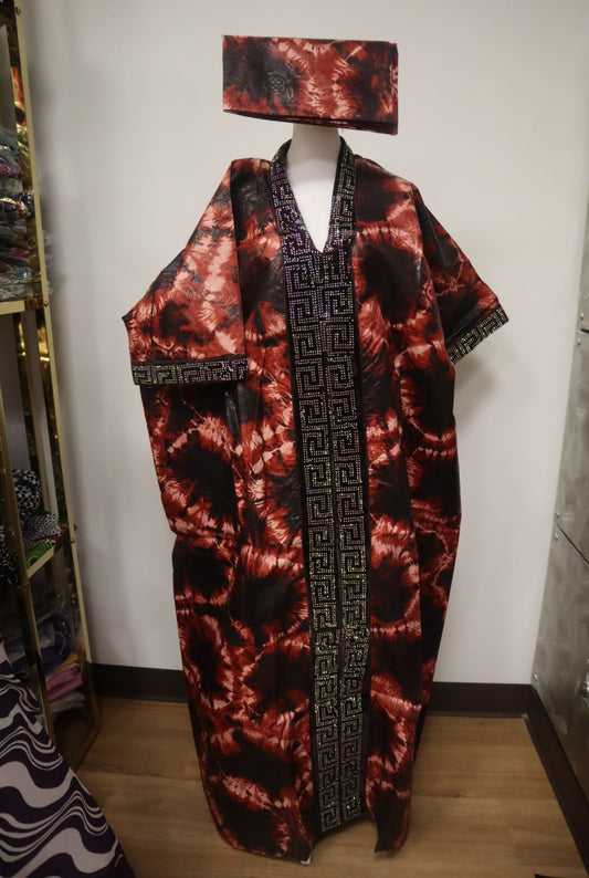 African Kaftan Bubu Dress