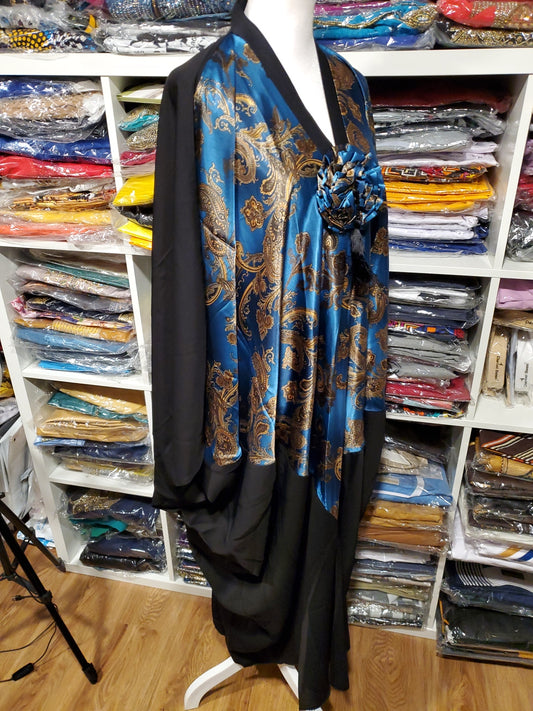 Dubai silk abaya